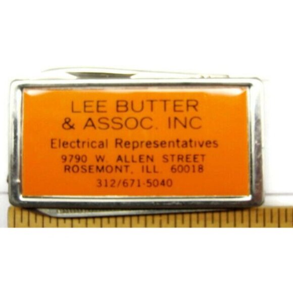Money Clip Vintage Barlow Lee Butter & Associates Inc. Pen Pocket Knife - Picture 4 of 12